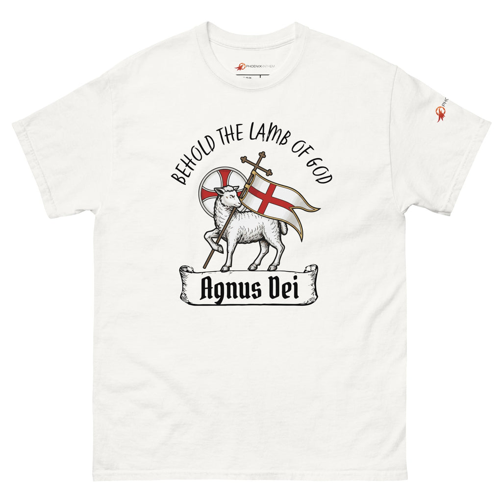 "Behold the Lamb of God" Unisex Classic Tee - Phoenix Anthem, LLC