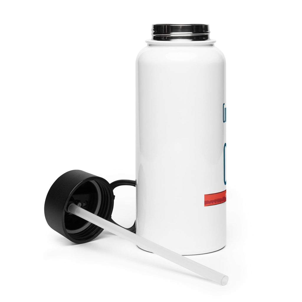 Conversations for Christ Stainless Steel Water Bottle (Straw Lid) - Phoenix Anthem, LLC