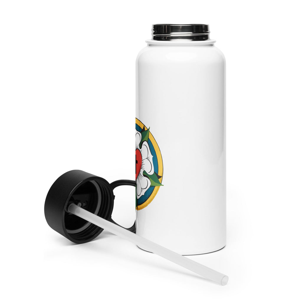 Conversations for Christ Stainless Steel Water Bottle (Straw Lid) - Phoenix Anthem, LLC