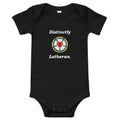 "Distinctly Lutheran" Baby Short Sleeve One - Piece - Phoenix Anthem, LLC