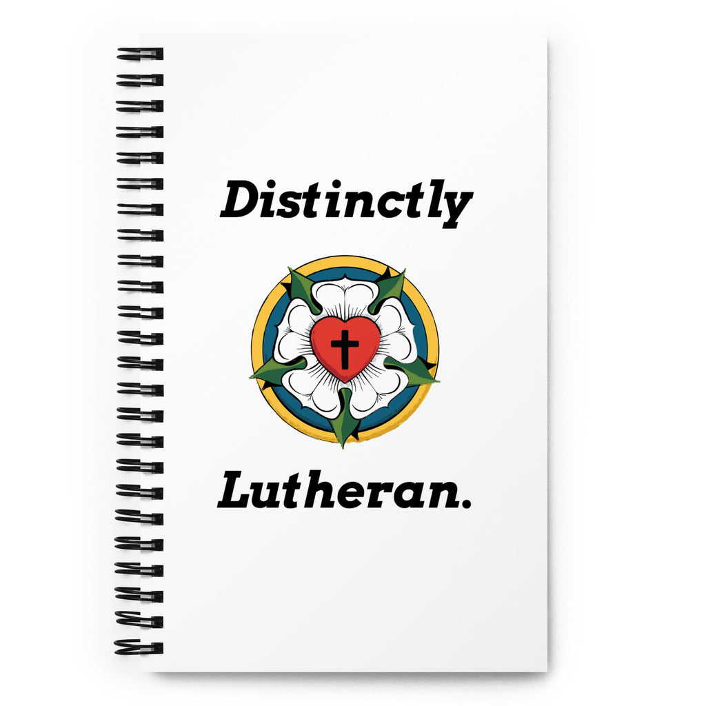 Distinctly Lutheran Custom Spiral Notebook - Phoenix Anthem, LLC