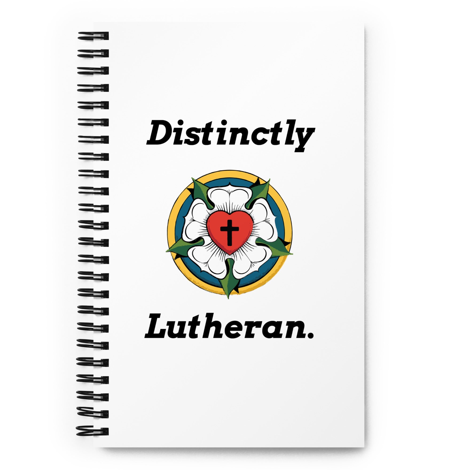 Distinctly Lutheran Custom Spiral Notebook - Phoenix Anthem, LLC