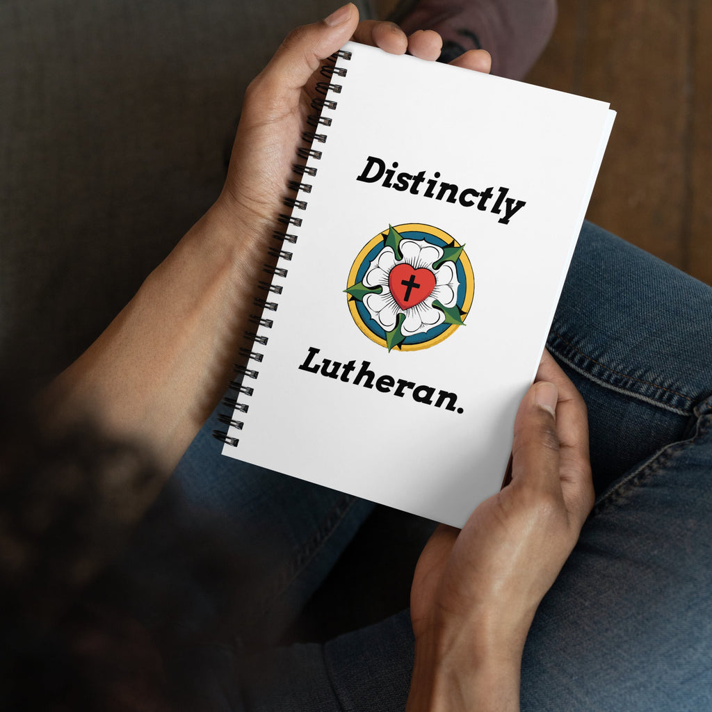 Distinctly Lutheran Custom Spiral Notebook - Phoenix Anthem, LLC