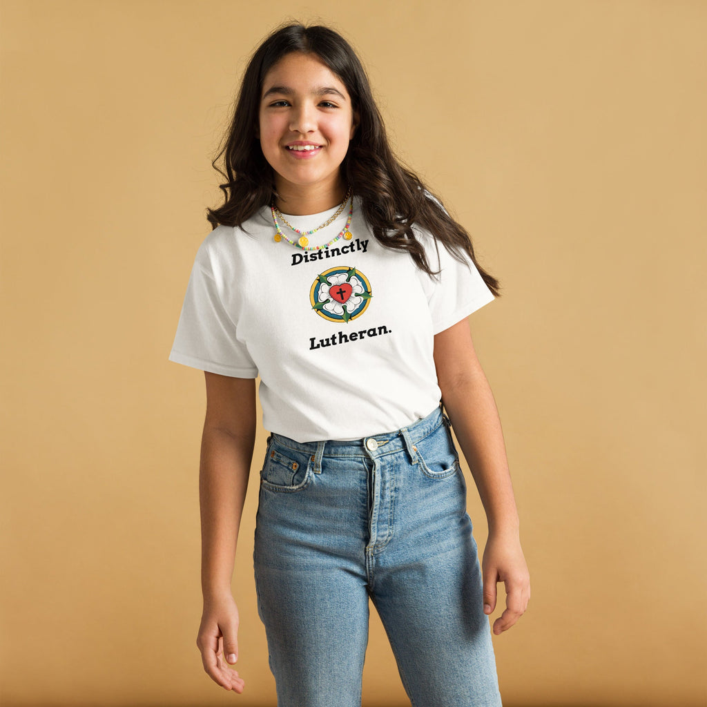 "Distinctly Lutheran" Youth Classic Tee - Phoenix Anthem, LLC