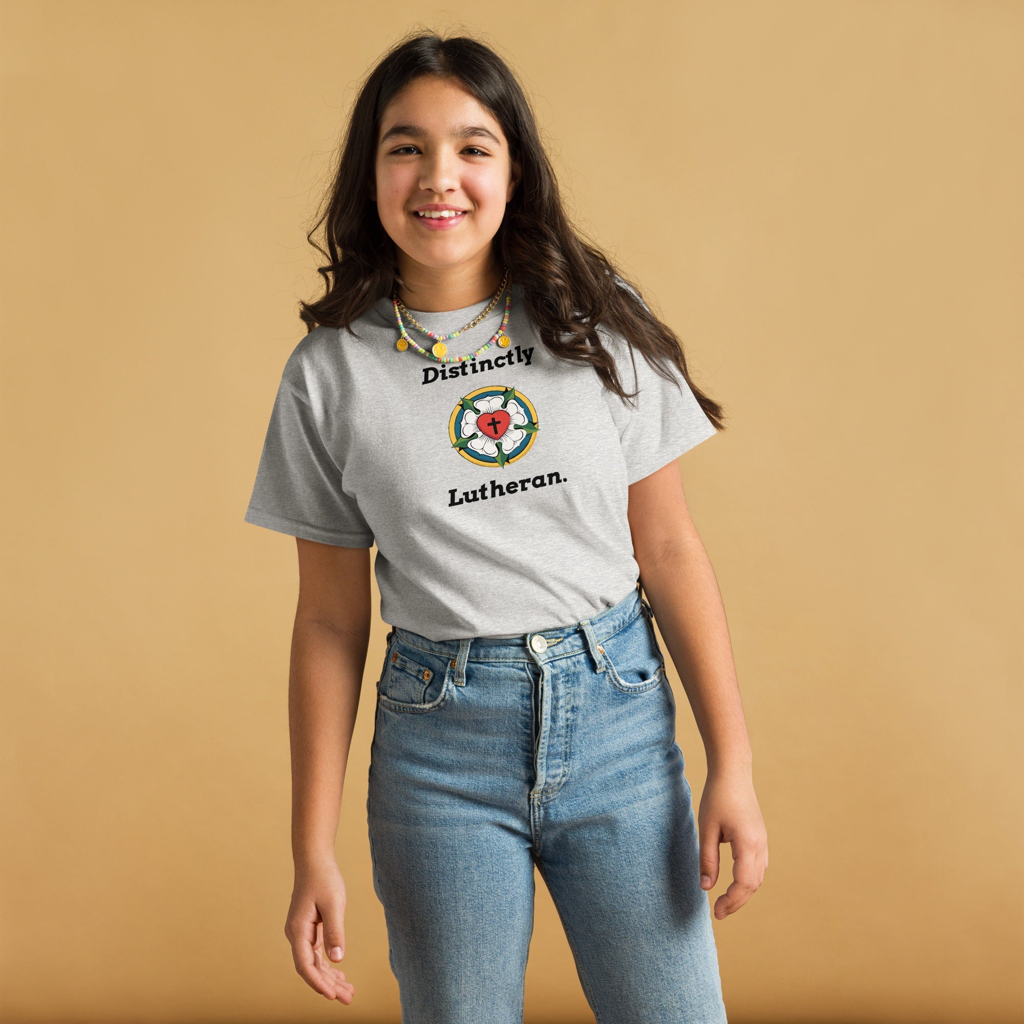 "Distinctly Lutheran" Youth Classic Tee - Phoenix Anthem, LLC