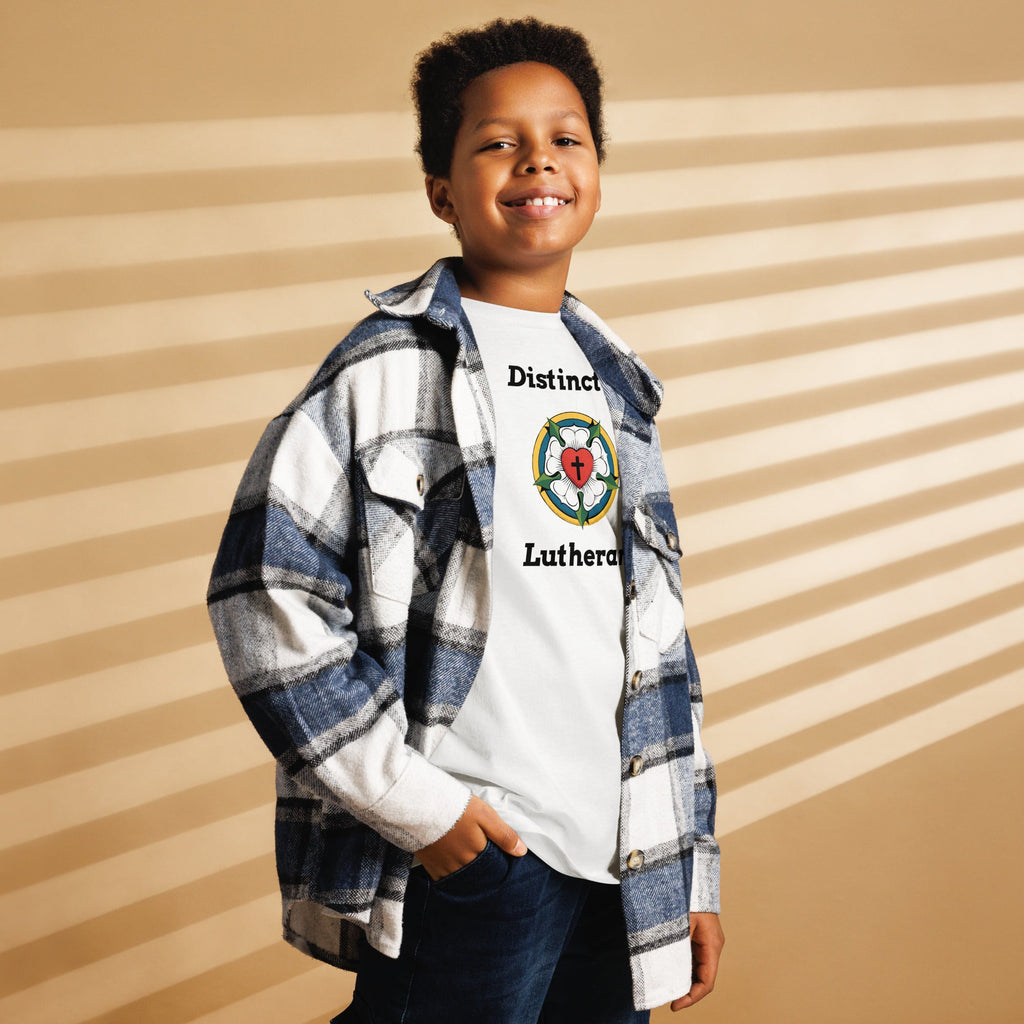 "Distinctly Lutheran" Youth Classic Tee - Phoenix Anthem, LLC
