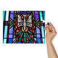 Holy Spirit Descending Dove Puzzle - Trinity Lutheran Church Stained Glass - Phoenix Anthem, LLC