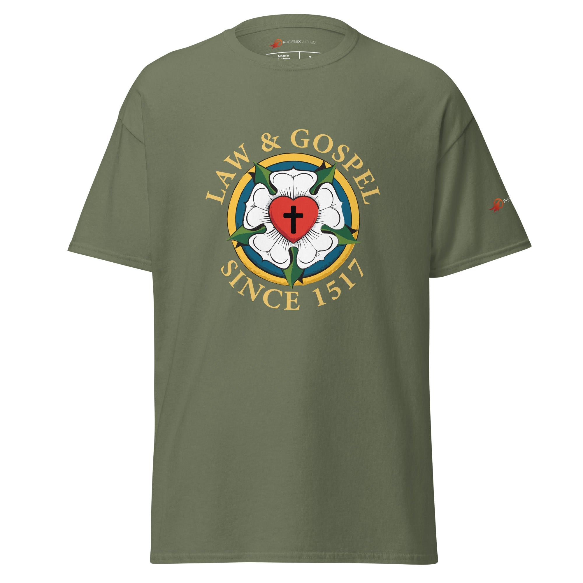 "Law & Gospel Since 1517" Unisex Classic Tee - Phoenix Anthem, LLC