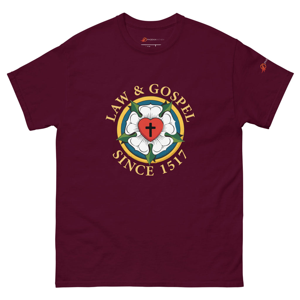 "Law & Gospel Since 1517" Unisex Classic Tee - Phoenix Anthem, LLC