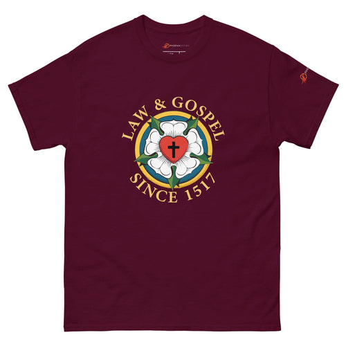 "Law & Gospel Since 1517" Unisex Classic Tee - Phoenix Anthem, LLC