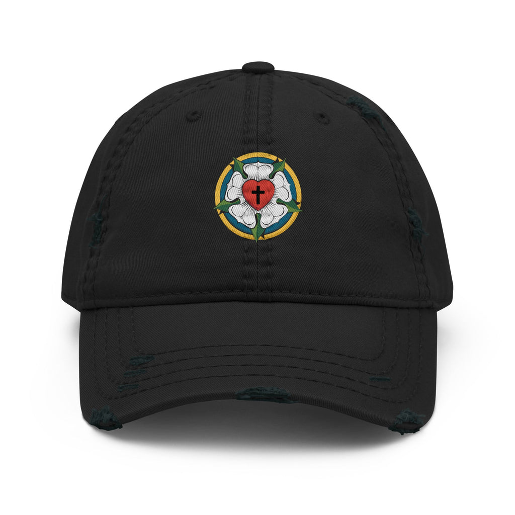 Luther Rose Distressed Dad Hat - Phoenix Anthem, LLC
