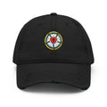 Luther Rose Embroidered Distressed Dad Hat - Phoenix Anthem, LLC