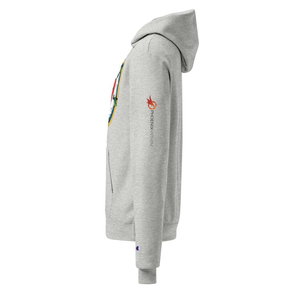 Luther Rose Unisex Champion Hoodie | Faith in Comfort - Phoenix Anthem, LLC