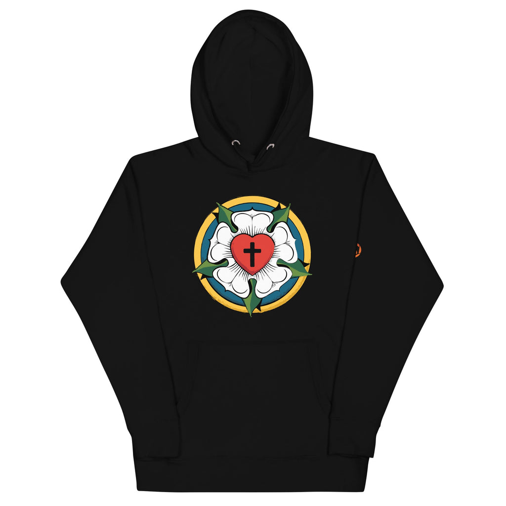 Luther Rose Unisex Hoodie | Faith in Comfort - Phoenix Anthem, LLC