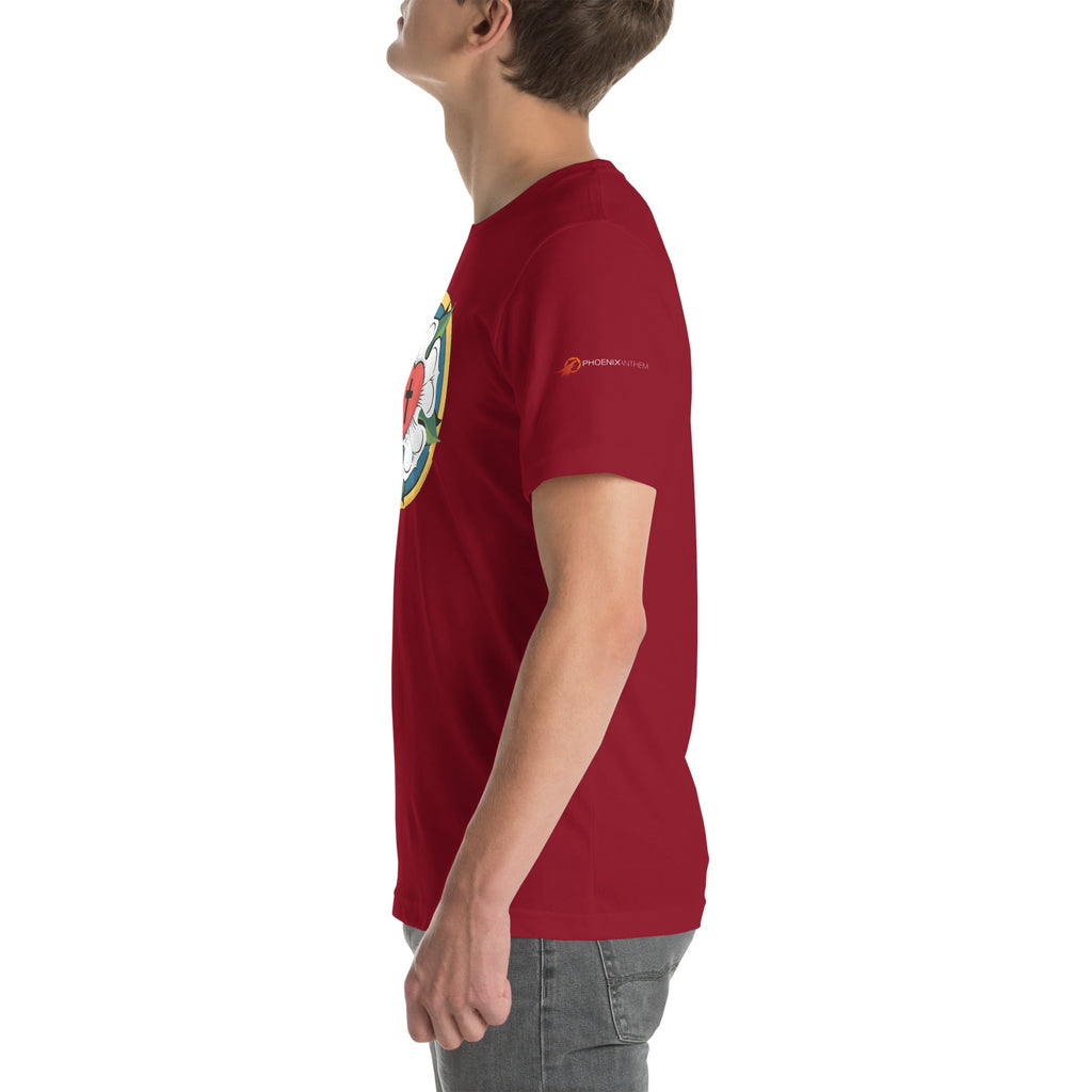 Luther Rose Unisex T-Shirt | Faith in Comfort - Phoenix Anthem, LLC