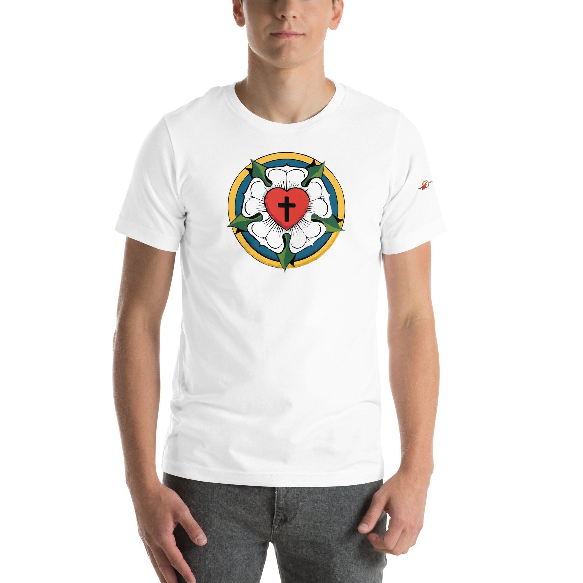 Luther Rose Unisex T-Shirt | Faith in Comfort - Phoenix Anthem, LLC