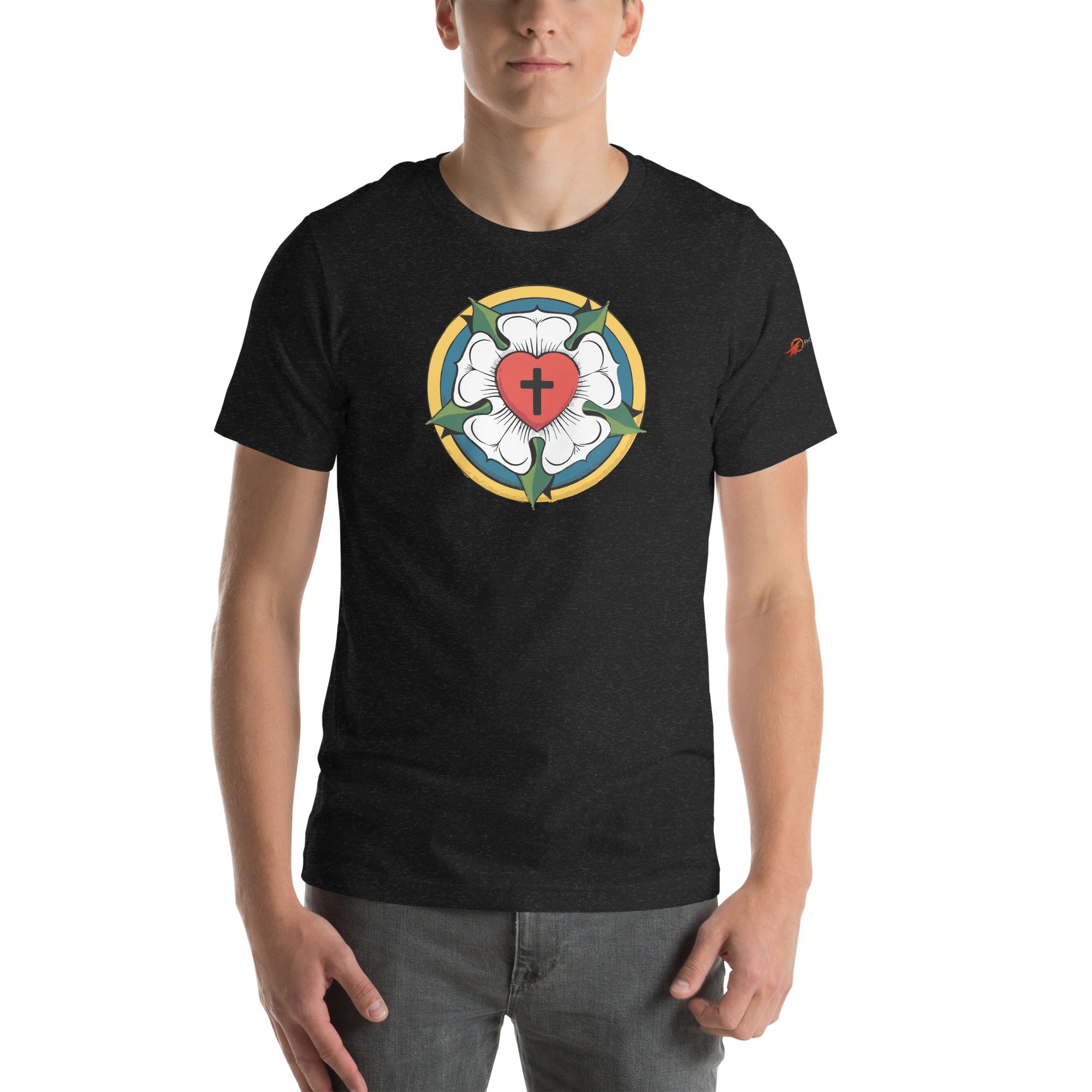 Luther Rose Unisex T-Shirt | Faith in Comfort - Phoenix Anthem, LLC