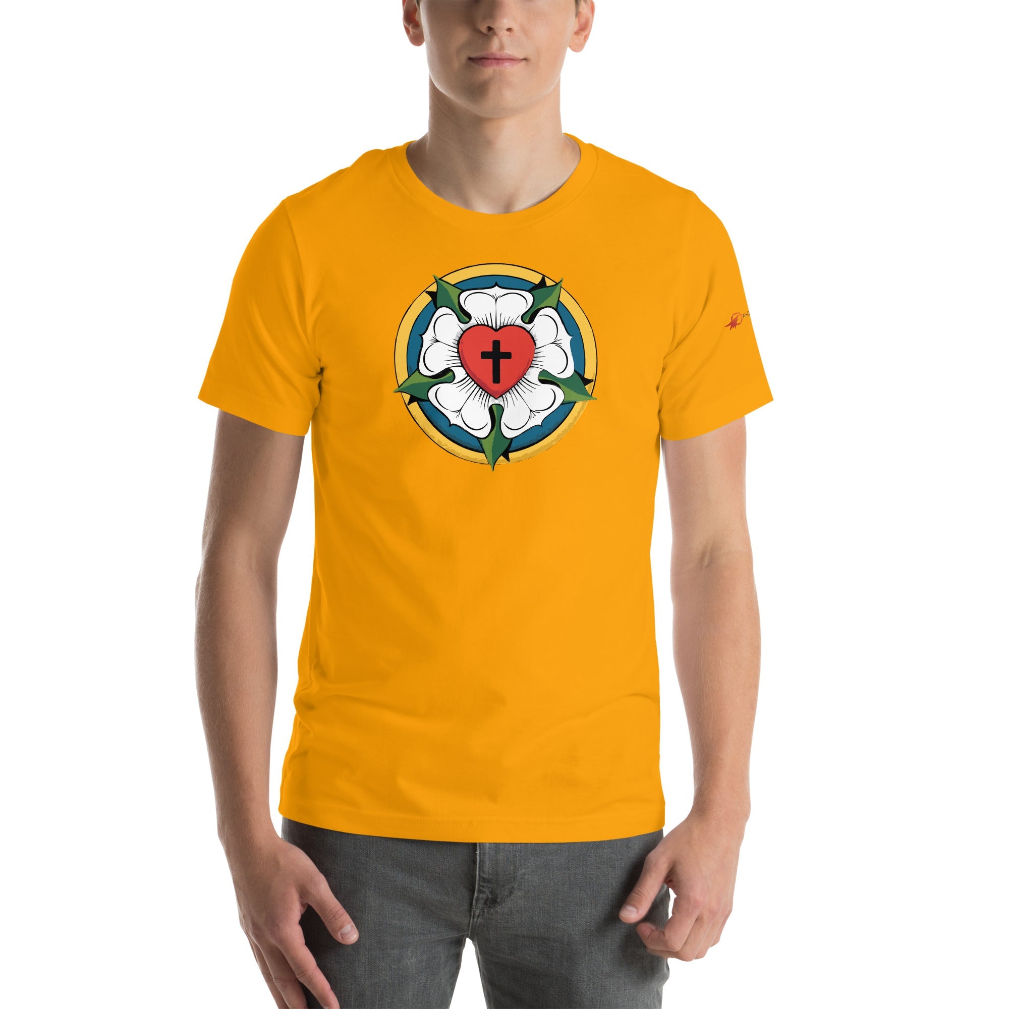 Luther Rose Unisex T-Shirt | Faith in Comfort - Phoenix Anthem, LLC