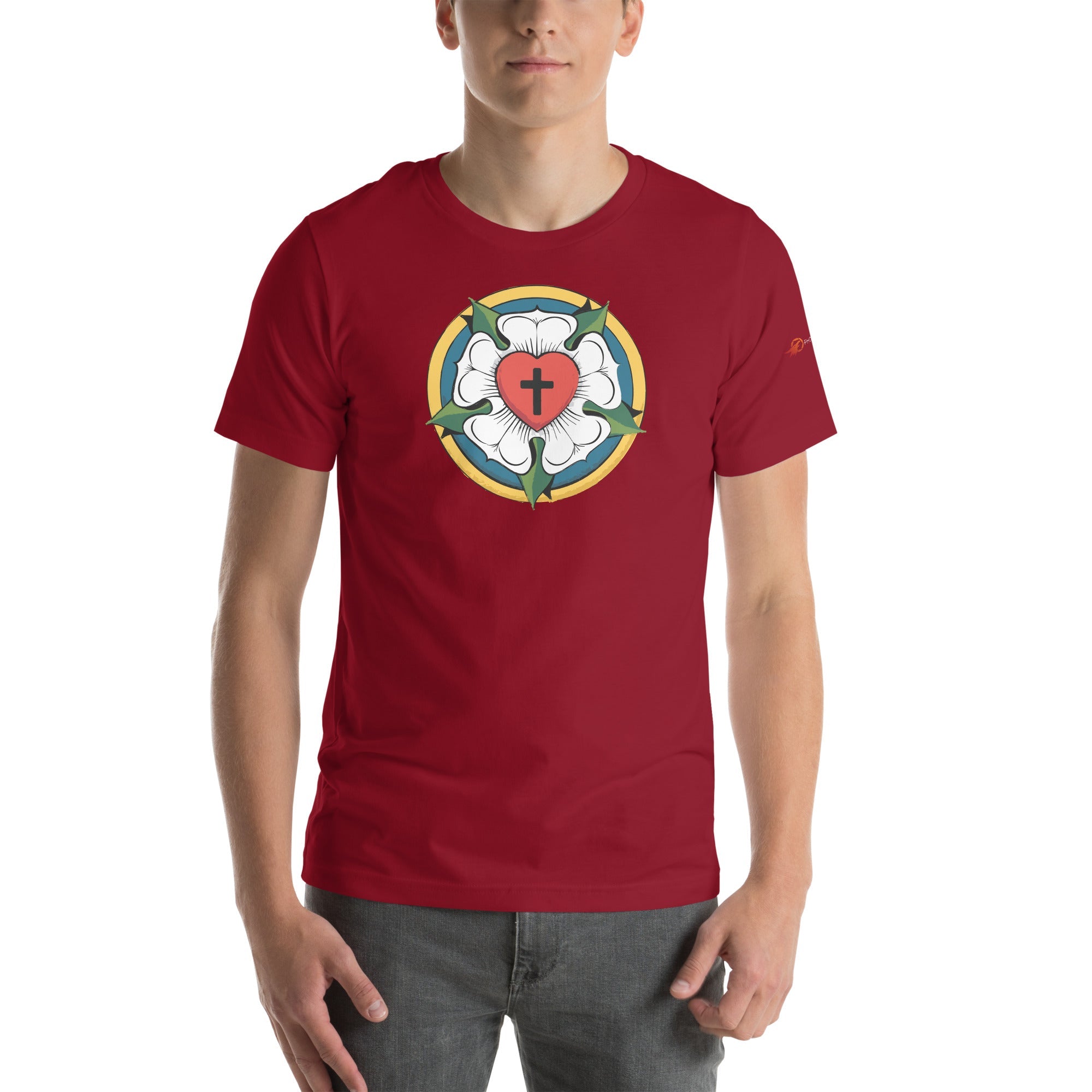 Luther Rose Unisex T-Shirt | Faith in Comfort - Phoenix Anthem, LLC