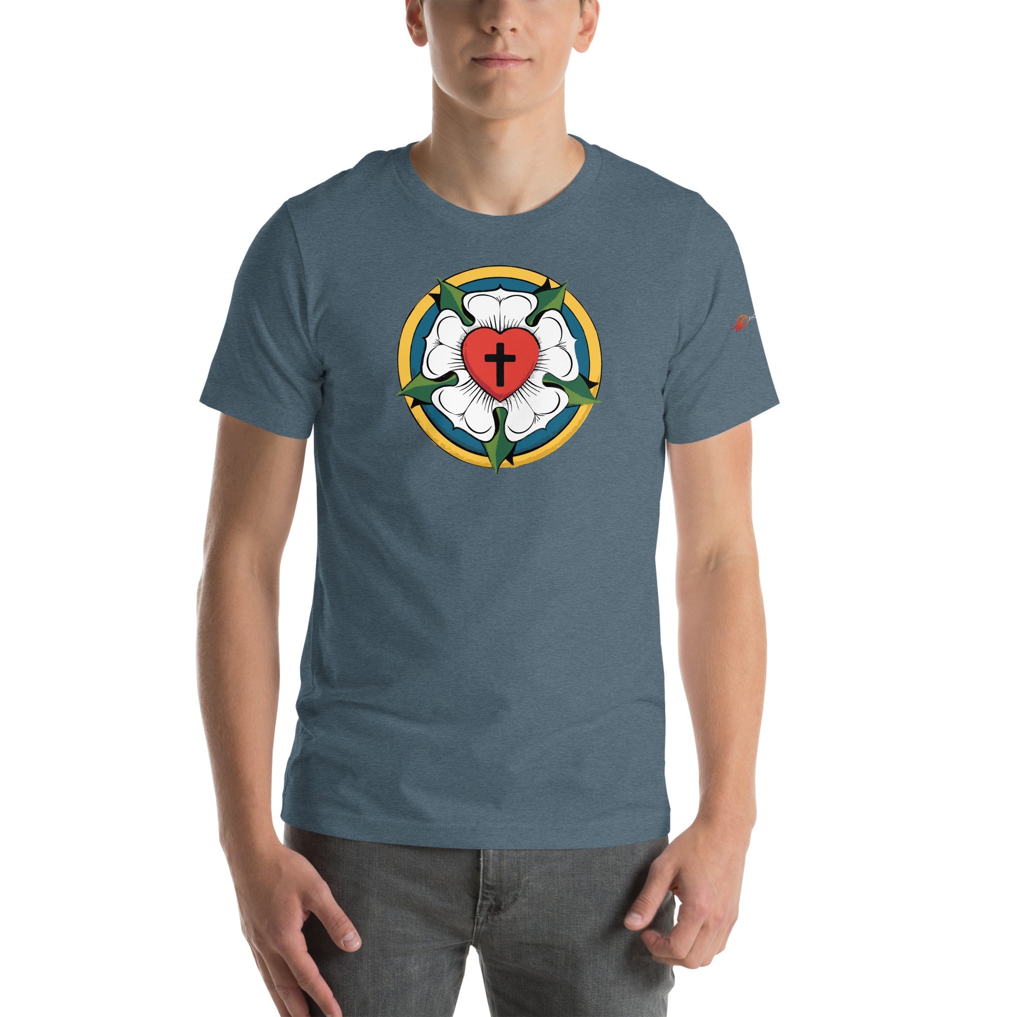 Luther Rose Unisex T-Shirt | Faith in Comfort - Phoenix Anthem, LLC