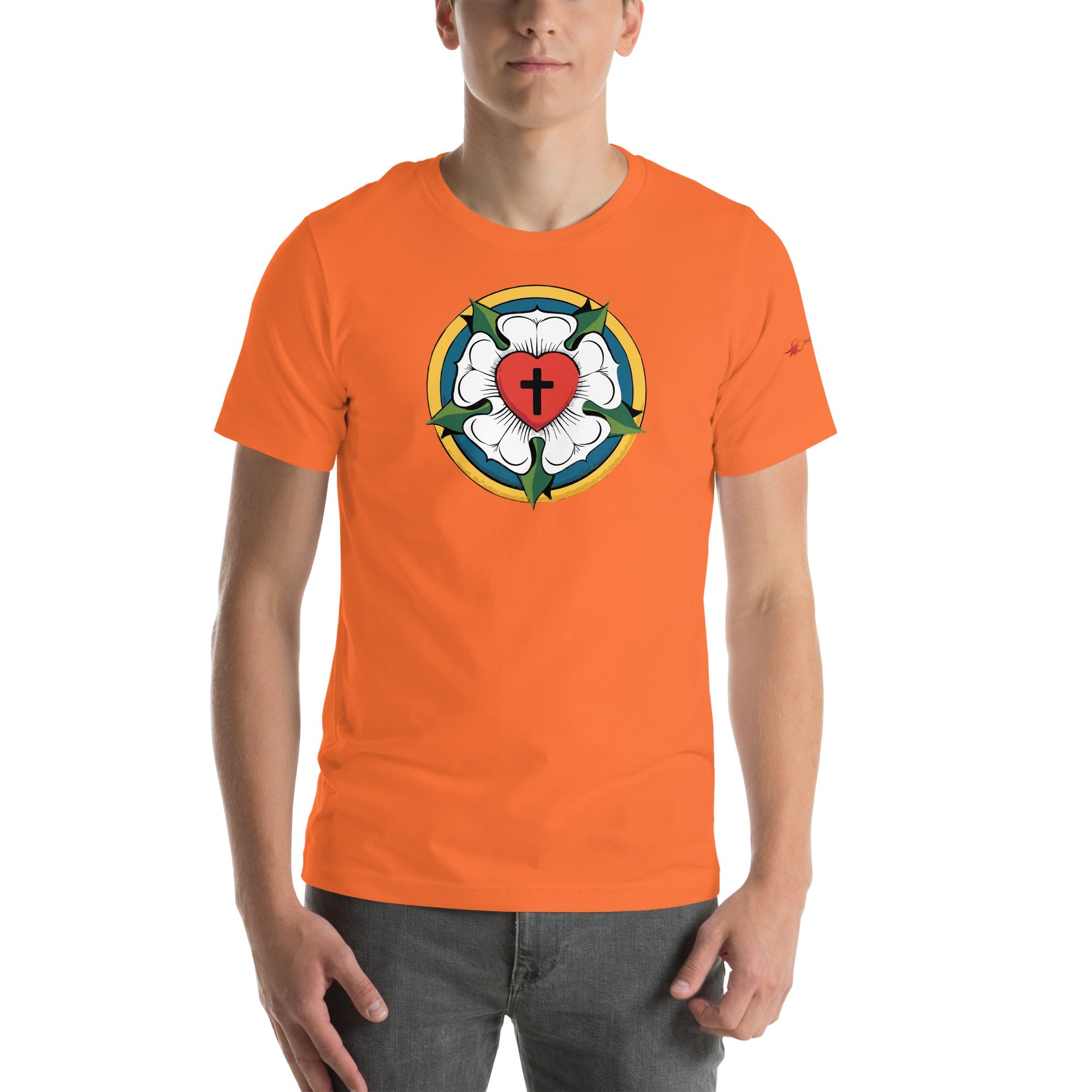Luther Rose Unisex T-Shirt | Faith in Comfort - Phoenix Anthem, LLC