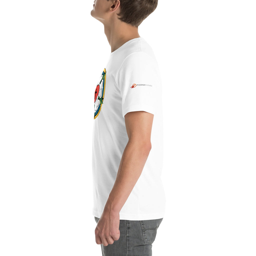 Luther Rose Unisex T-Shirt | Faith in Comfort - Phoenix Anthem, LLC