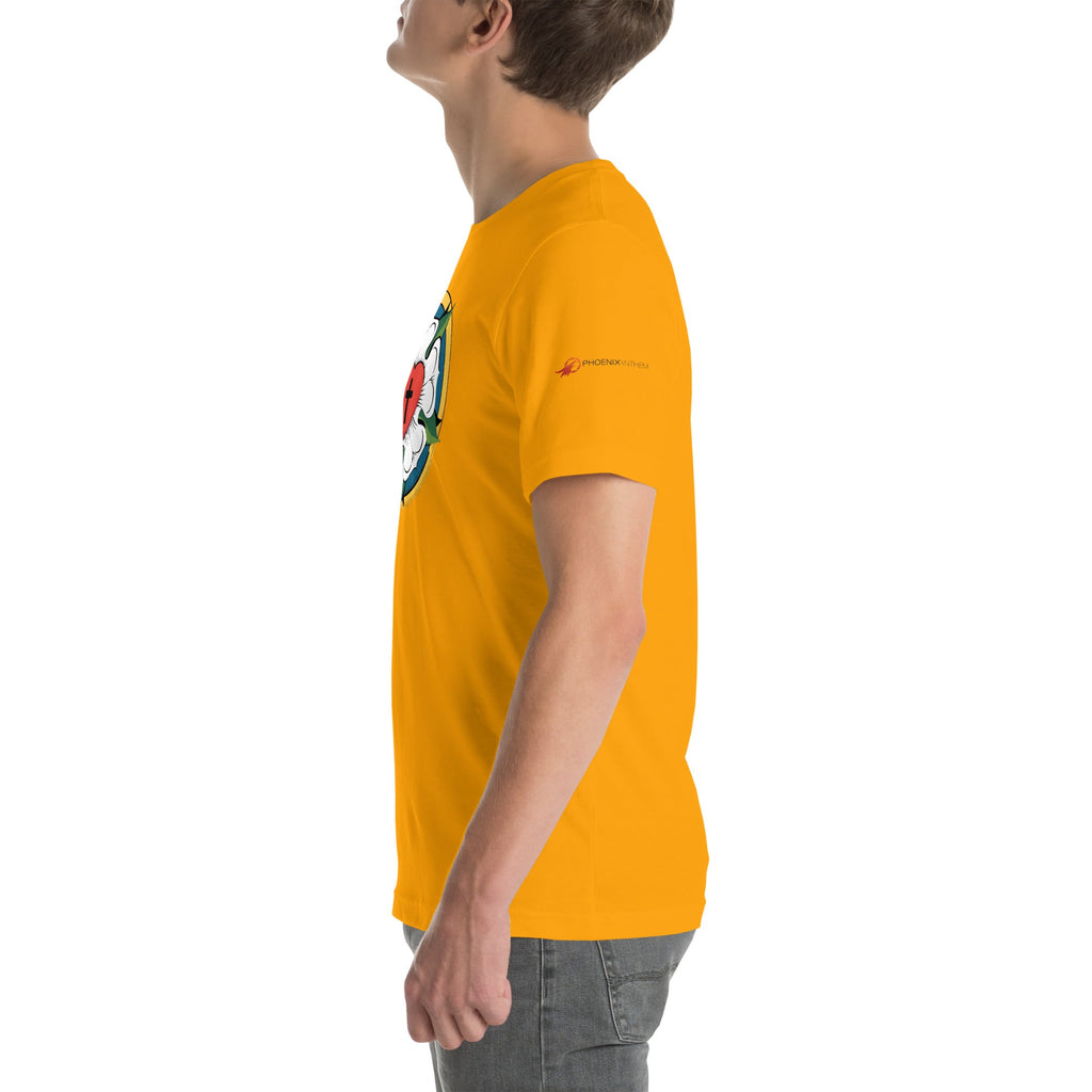 Luther Rose Unisex T-Shirt | Faith in Comfort - Phoenix Anthem, LLC