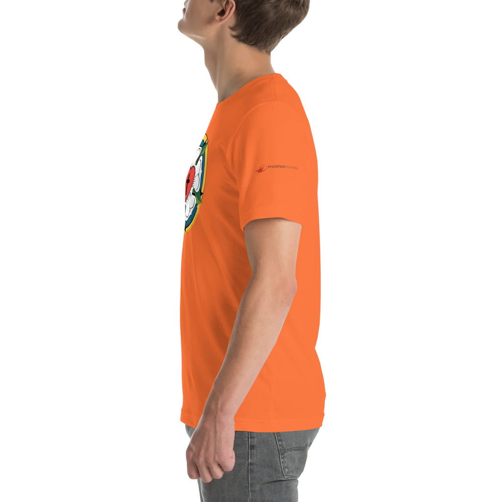 Luther Rose Unisex T-Shirt | Faith in Comfort - Phoenix Anthem, LLC