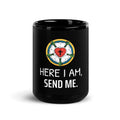 "Send Me" 15 oz Black Glossy Mug - Phoenix Anthem, LLC