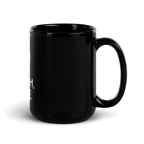 "Send Me" 15 oz Black Glossy Mug - Phoenix Anthem, LLC