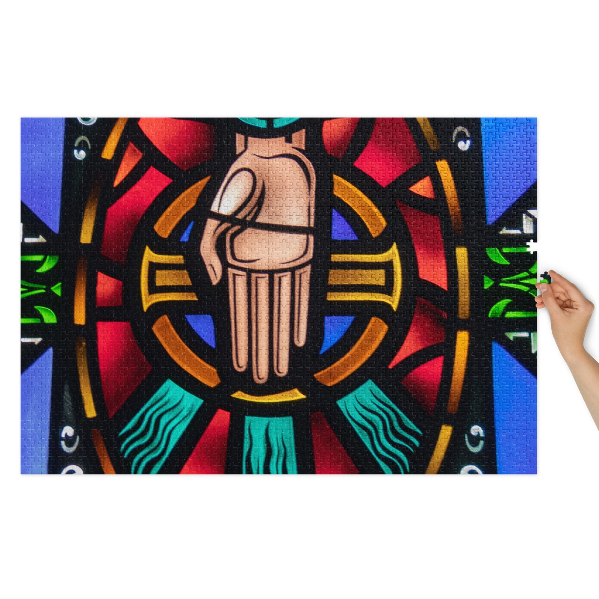 The Hand of Providence – Trinity Lutheran Church Stained Glass Puzzle - Phoenix Anthem, LLC