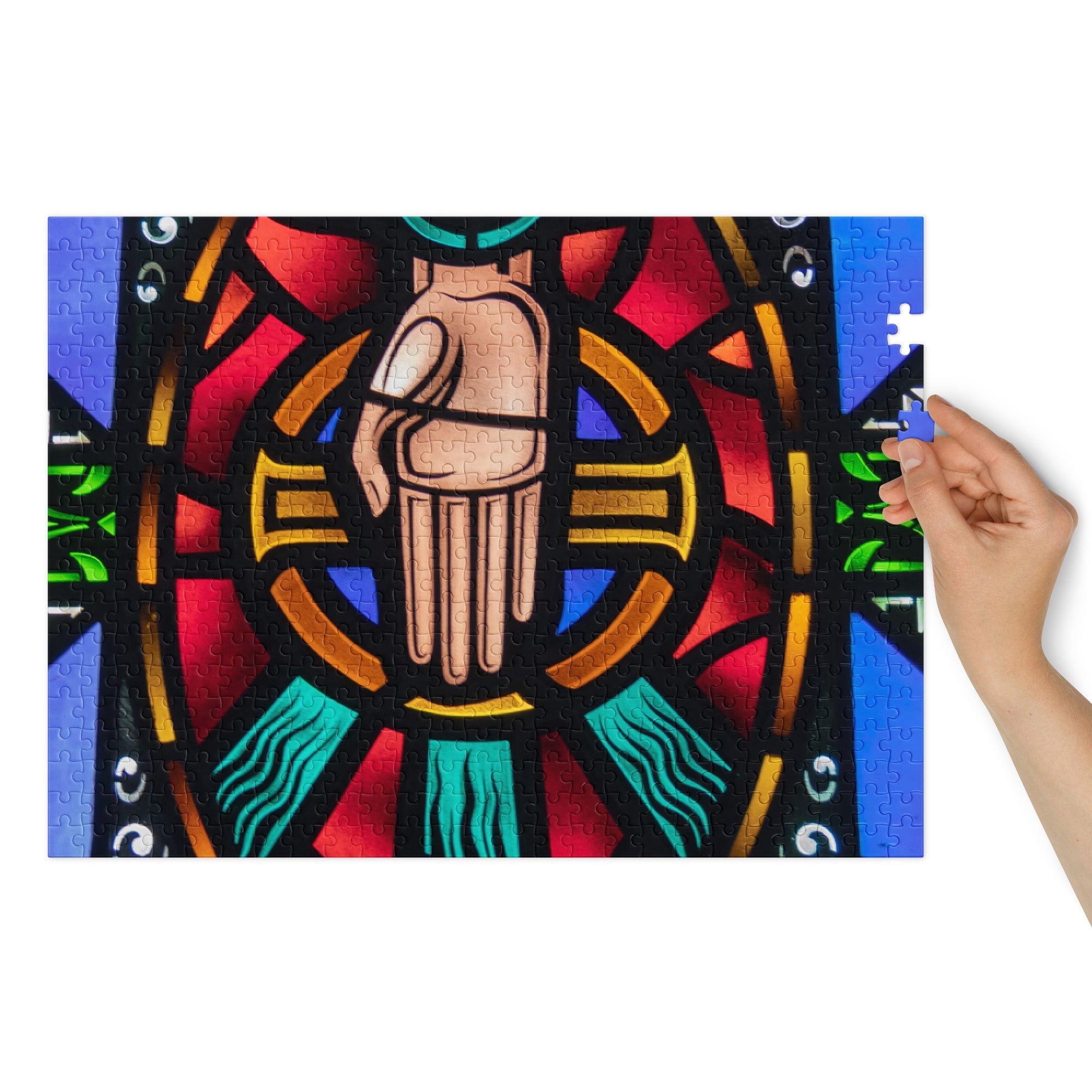 The Hand of Providence – Trinity Lutheran Church Stained Glass Puzzle - Phoenix Anthem, LLC