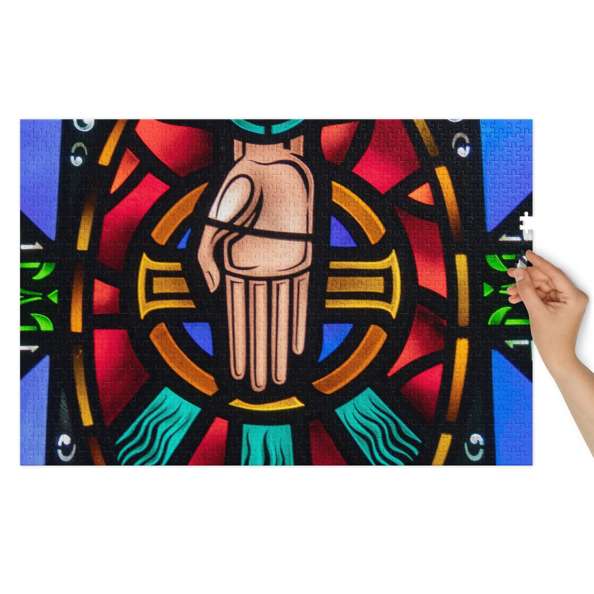 The Hand of Providence – Trinity Lutheran Church Stained Glass Puzzle - Phoenix Anthem, LLC