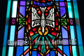 The Holy Spirit | Descending Dove (Stained Glass Print) - Phoenix Anthem, LLC