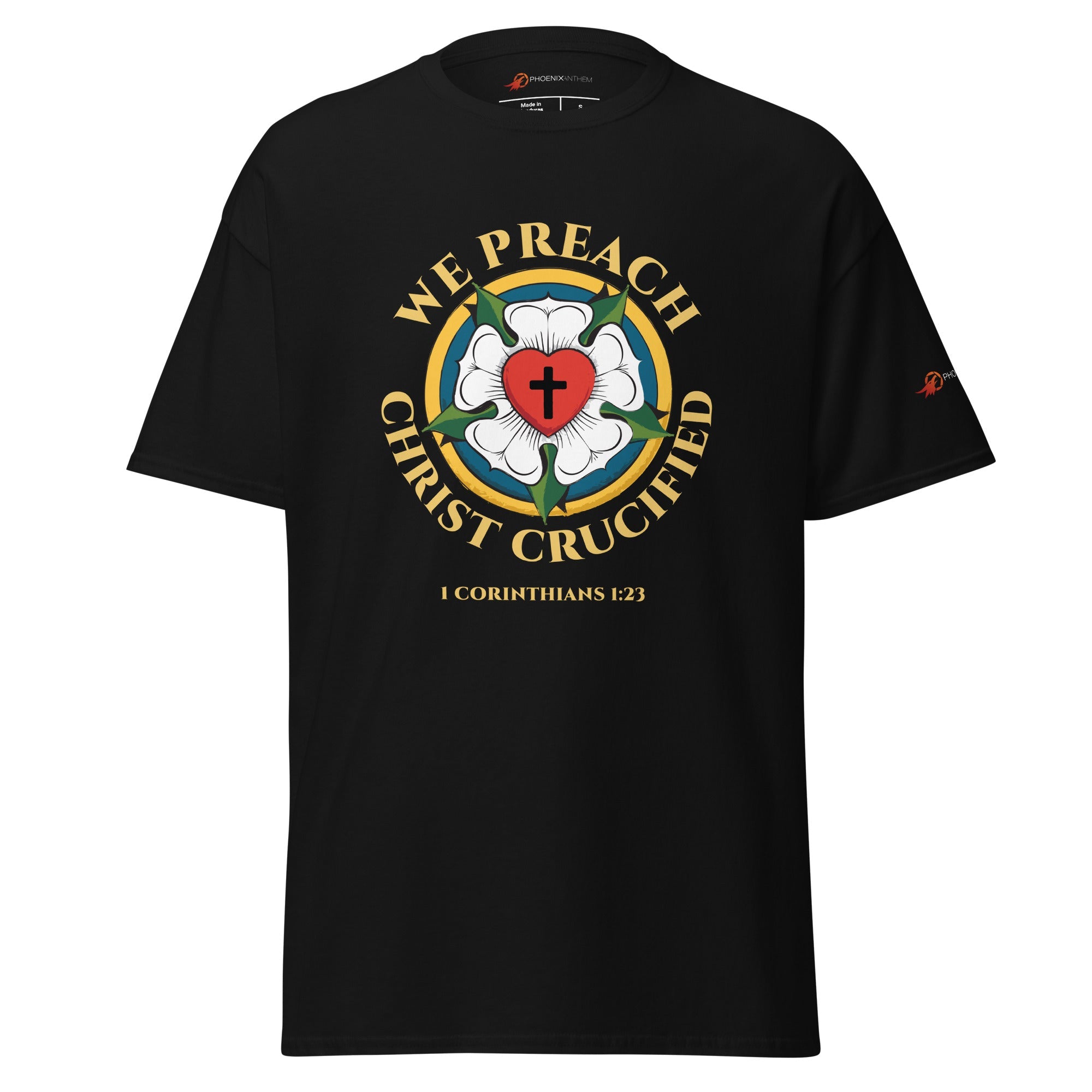 "We Preach Christ Crucified" Unisex Classic Tee - Phoenix Anthem, LLC