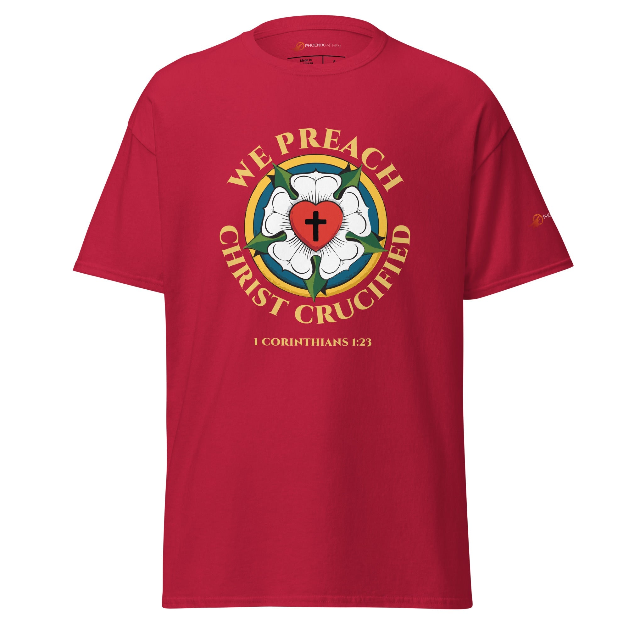 "We Preach Christ Crucified" Unisex Classic Tee - Phoenix Anthem, LLC