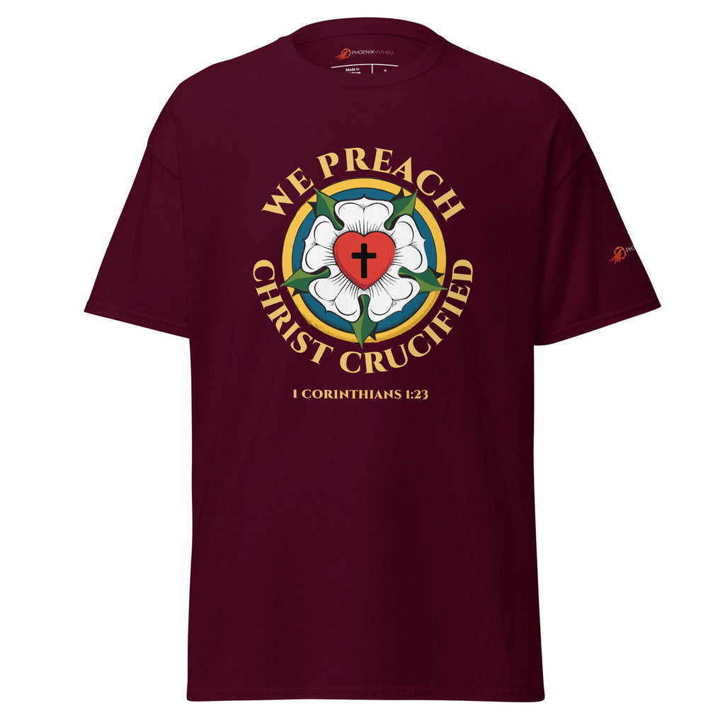 "We Preach Christ Crucified" Unisex Classic Tee - Phoenix Anthem, LLC