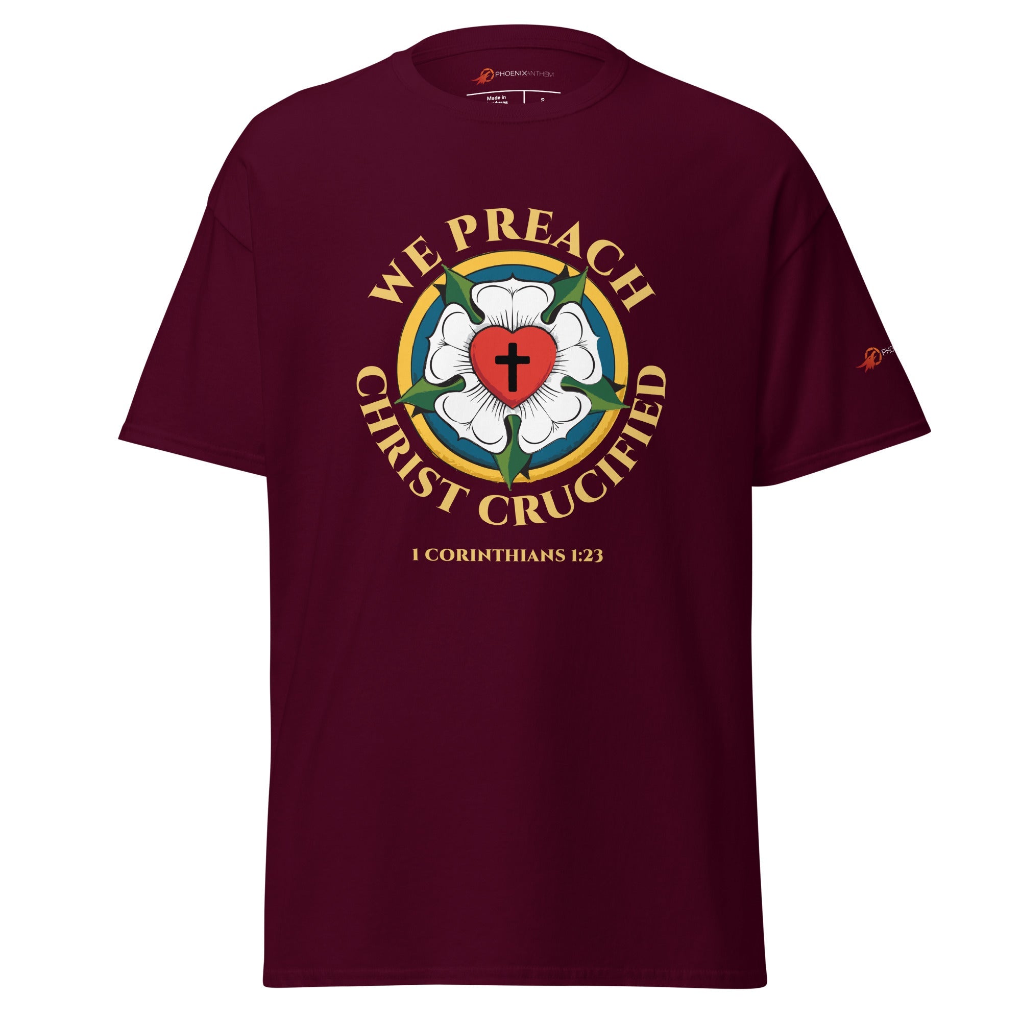 "We Preach Christ Crucified" Unisex Classic Tee - Phoenix Anthem, LLC