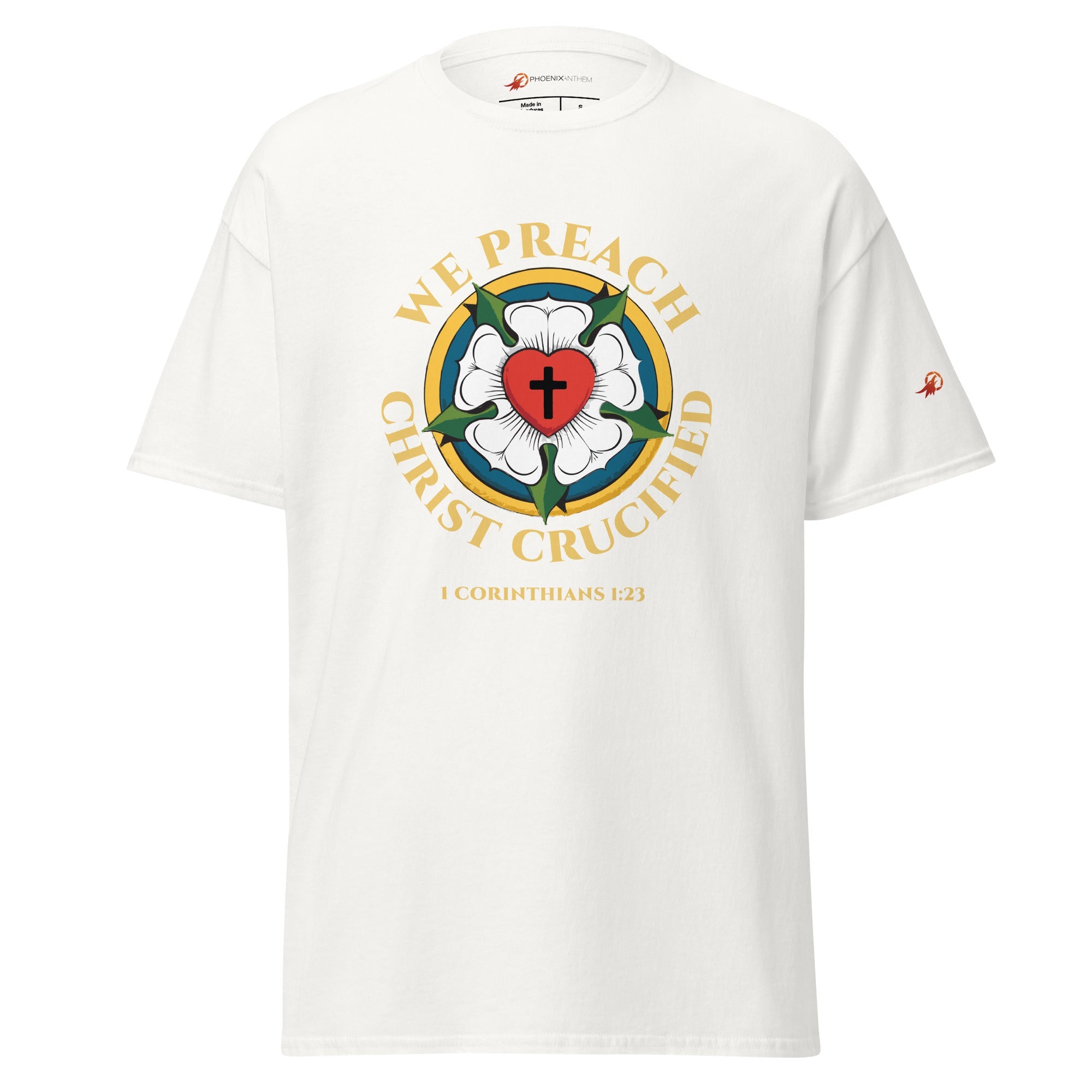 "We Preach Christ Crucified" Unisex Classic Tee - Phoenix Anthem, LLC